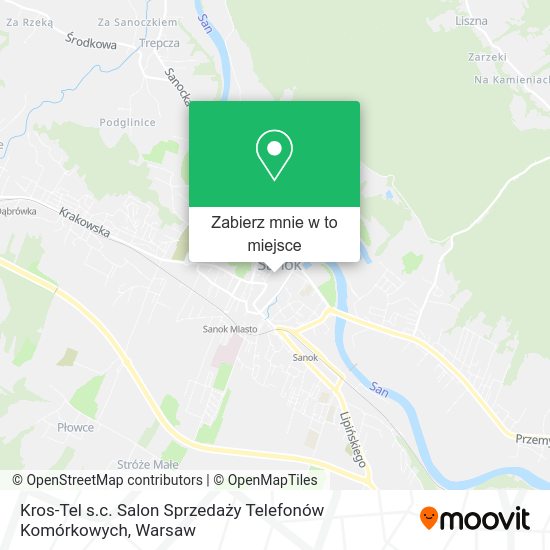 Mapa Kros-Tel s.c. Salon Sprzedaży Telefonów Komórkowych