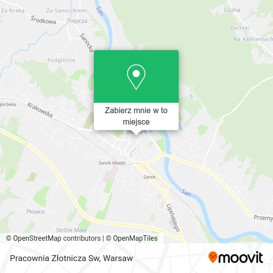 Mapa Pracownia Złotnicza Sw