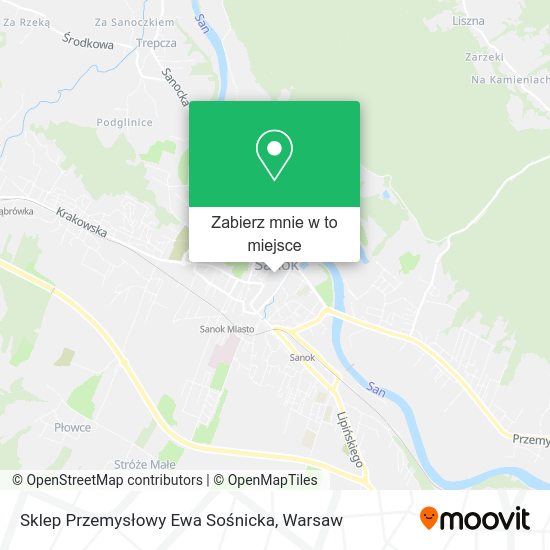 Mapa Sklep Przemysłowy Ewa Sośnicka