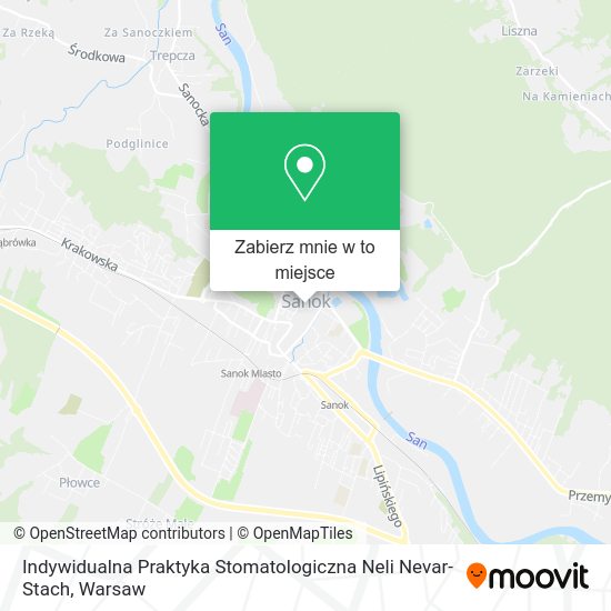 Mapa Indywidualna Praktyka Stomatologiczna Neli Nevar-Stach