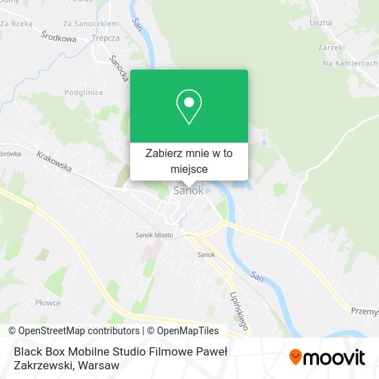 Mapa Black Box Mobilne Studio Filmowe Paweł Zakrzewski