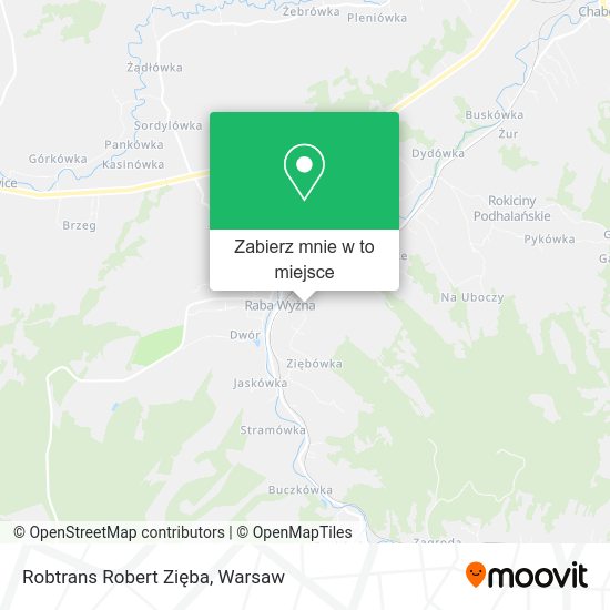 Mapa Robtrans Robert Zięba