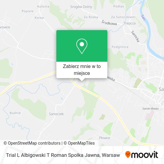 Mapa Trial L Albigowski T Roman Spolka Jawna