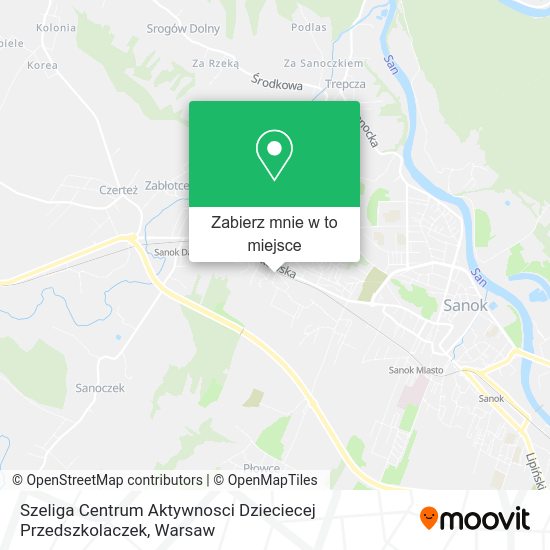 Mapa Szeliga Centrum Aktywnosci Dzieciecej Przedszkolaczek