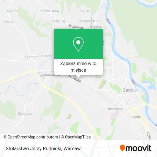 Mapa Stolarstwo Jerzy Rudnicki