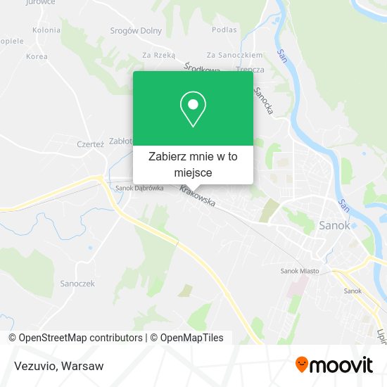 Mapa Vezuvio