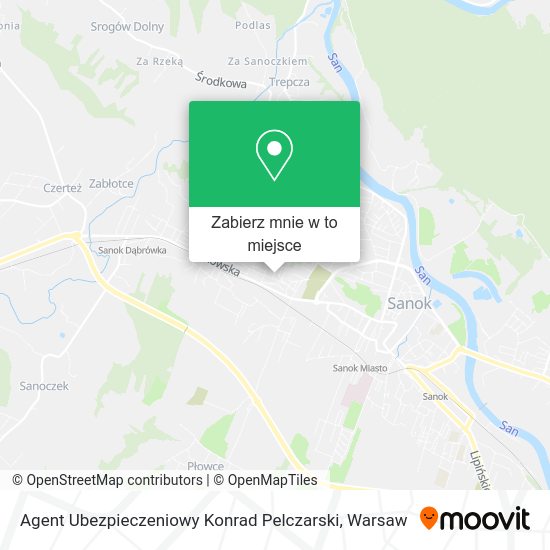 Mapa Agent Ubezpieczeniowy Konrad Pelczarski