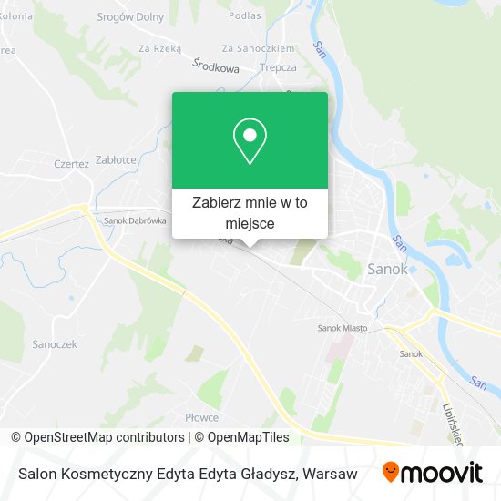 Mapa Salon Kosmetyczny Edyta Edyta Gładysz