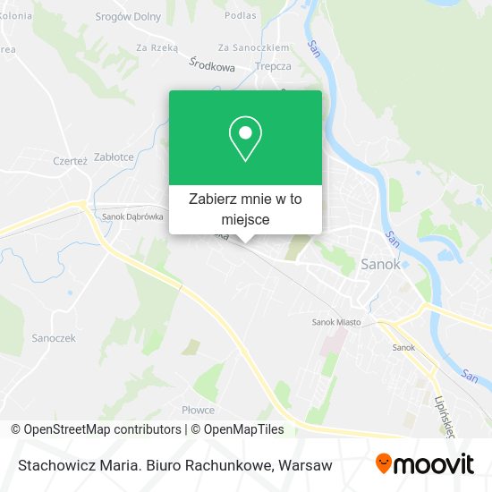 Mapa Stachowicz Maria. Biuro Rachunkowe