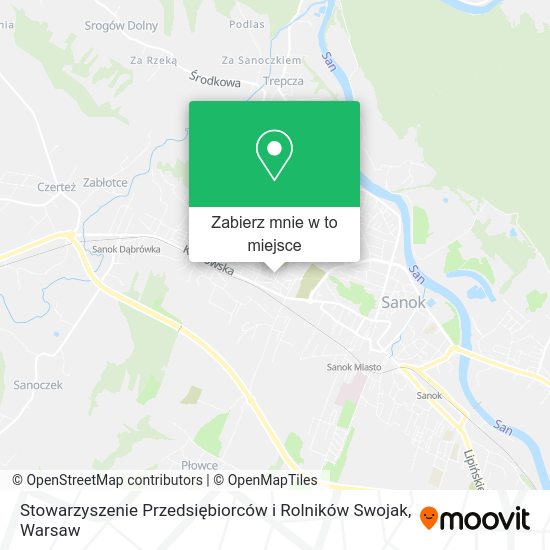 Mapa Stowarzyszenie Przedsiębiorców i Rolników Swojak