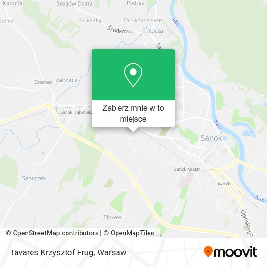 Mapa Tavares Krzysztof Frug