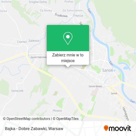 Mapa Bajka - Dobre Zabawki