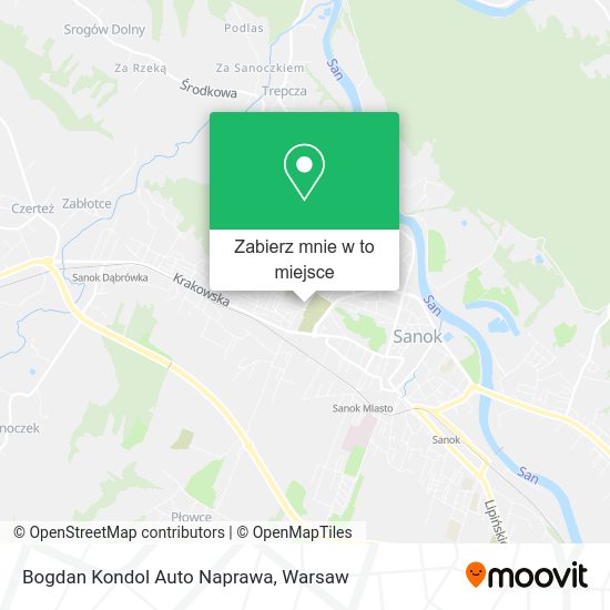 Mapa Bogdan Kondol Auto Naprawa