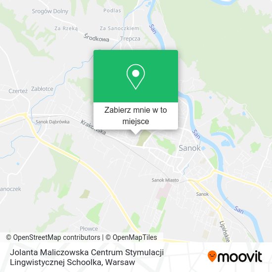 Mapa Jolanta Maliczowska Centrum Stymulacji Lingwistycznej Schoolka