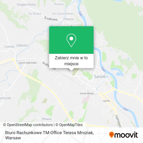 Mapa Biuro Rachunkowe TM-Office Teresa Mroziak