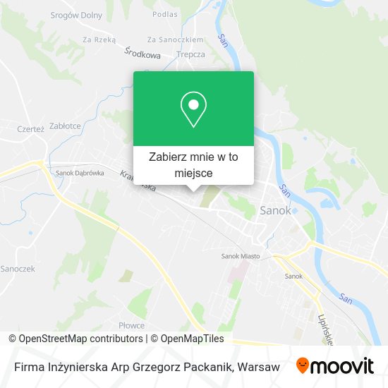 Mapa Firma Inżynierska Arp Grzegorz Packanik