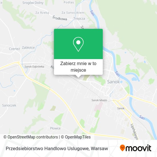 Mapa Przedsiebiorstwo Handlowo Uslugowe