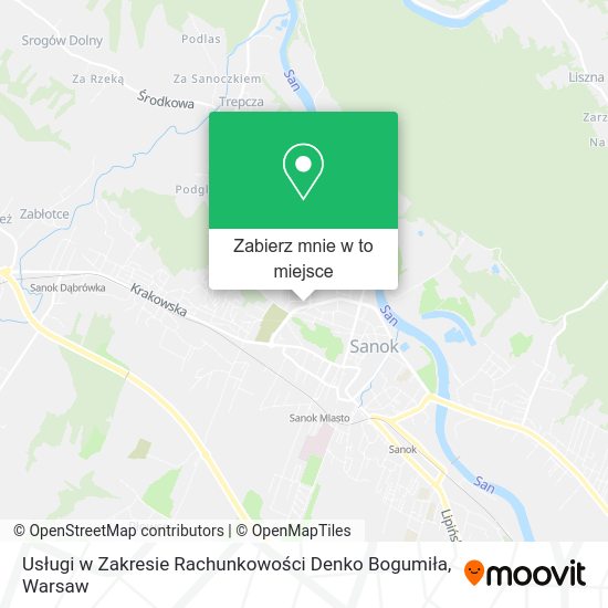 Mapa Usługi w Zakresie Rachunkowości Denko Bogumiła