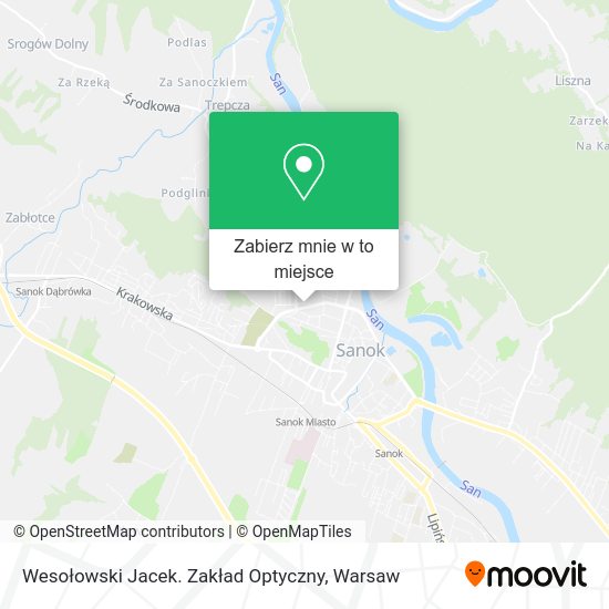 Mapa Wesołowski Jacek. Zakład Optyczny