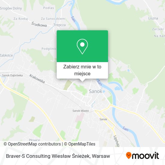 Mapa Braver-S Consulting Wiesław Śnieżek