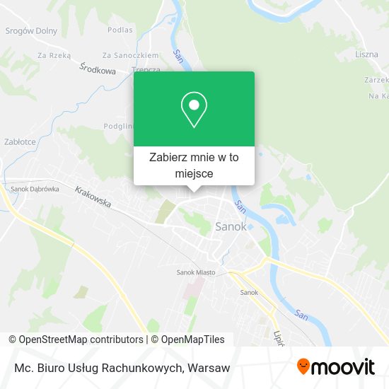 Mapa Mc. Biuro Usług Rachunkowych