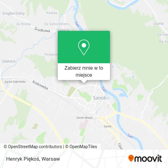 Mapa Henryk Piękoś