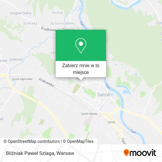 Mapa Bliźniak Paweł Szlaga