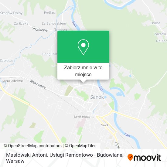 Mapa Masłowski Antoni. Usługi Remontowo - Budowlane