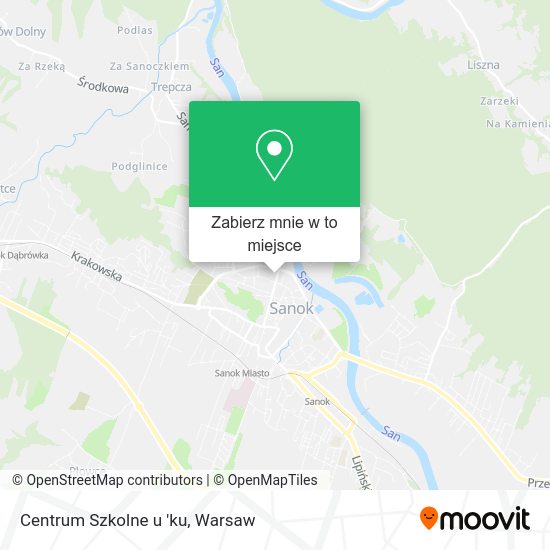 Mapa Centrum Szkolne u 'ku