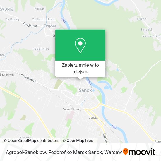 Mapa Agropol-Sanok pw. Fedorońko Marek Sanok