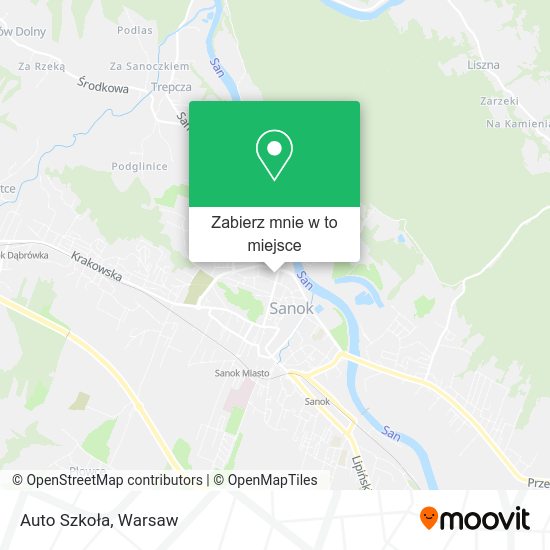 Mapa Auto Szkoła