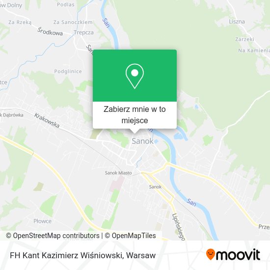 Mapa FH Kant Kazimierz Wiśniowski