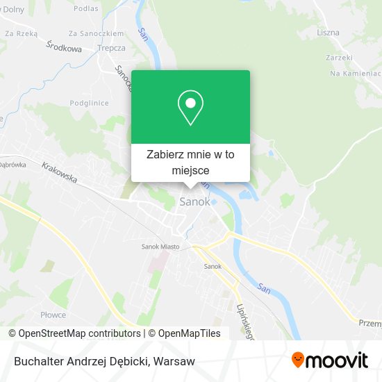 Mapa Buchalter Andrzej Dębicki