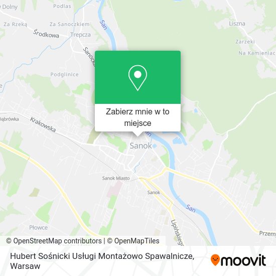 Mapa Hubert Sośnicki Usługi Montażowo Spawalnicze