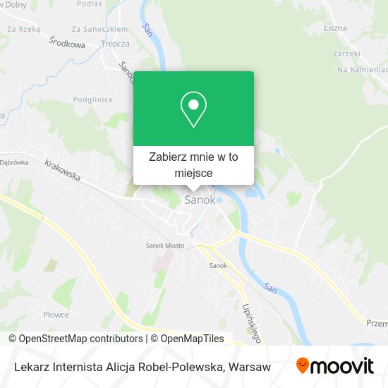 Mapa Lekarz Internista Alicja Robel-Polewska