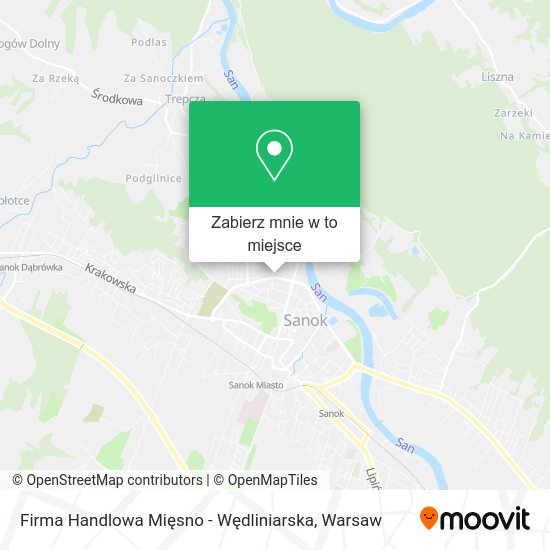 Mapa Firma Handlowa Mięsno - Wędliniarska