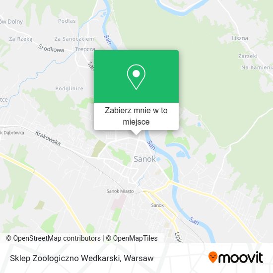 Mapa Sklep Zoologiczno Wedkarski