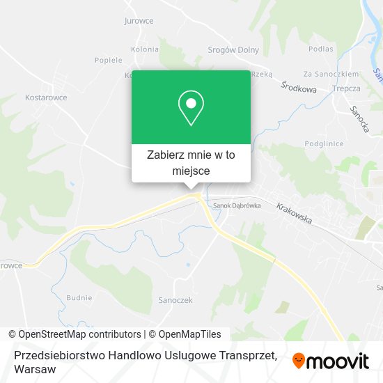 Mapa Przedsiebiorstwo Handlowo Uslugowe Transprzet