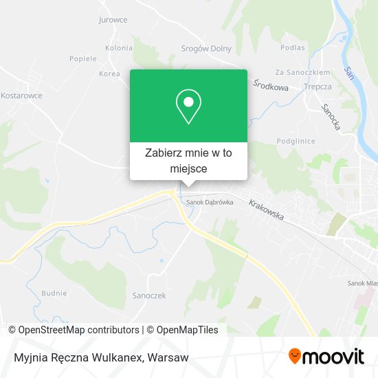 Mapa Myjnia Ręczna Wulkanex