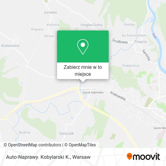 Mapa Auto-Naprawy. Kobylarski K.