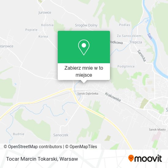 Mapa Tocar Marcin Tokarski