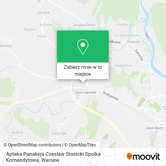 Mapa Apteka Panakeja Czeslaw Stasicki Spolka Komandytowa