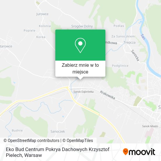 Mapa Eko Bud Centrum Pokrya Dachowych Krzysztof Pielech