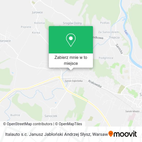 Mapa Italauto s.c. Janusz Jabłoński Andrzej Słysz