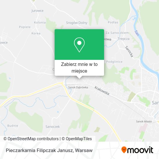 Mapa Pieczarkarnia Filipczak Janusz