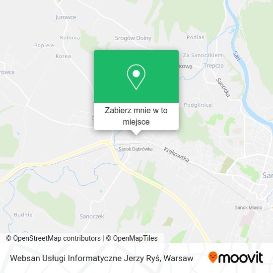 Mapa Websan Usługi Informatyczne Jerzy Ryś