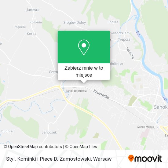 Mapa Styl. Kominki i Piece D. Zamostowski