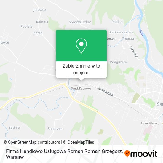 Mapa Firma Handlowo Uslugowa Roman Roman Grzegorz