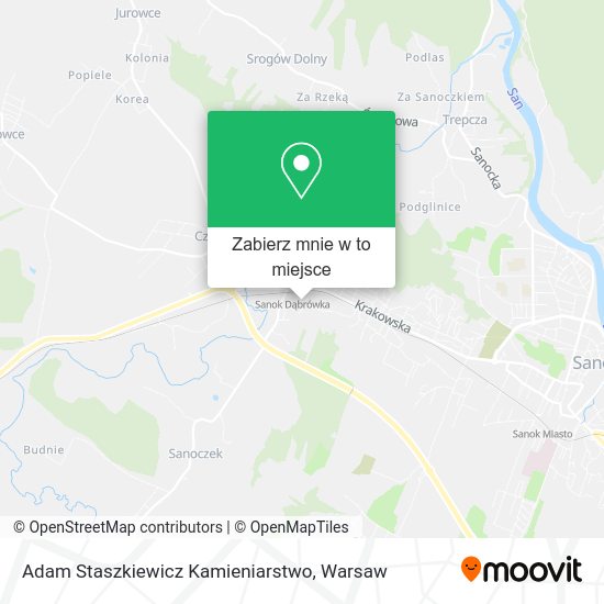 Mapa Adam Staszkiewicz Kamieniarstwo