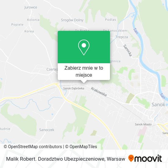 Mapa Malik Robert. Doradztwo Ubezpieczeniowe